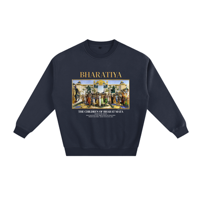 [Bharatiya] Fleece Sweater - Navy