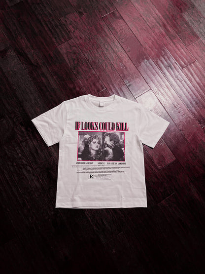 [If Looks Could Kill] Heavyweight 100% Cotton Tee - Black