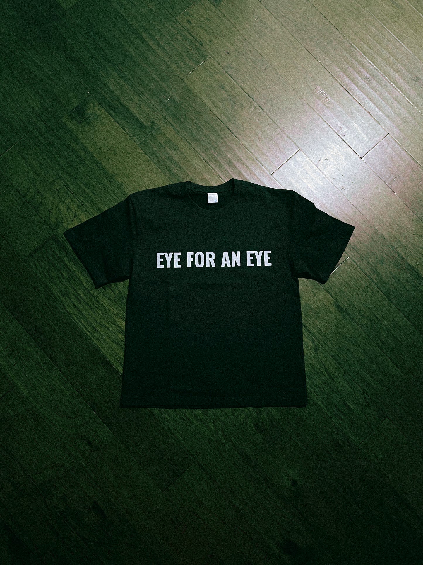 [Eye For An Eye] Heavyweight 100% Cotton Tee - Black