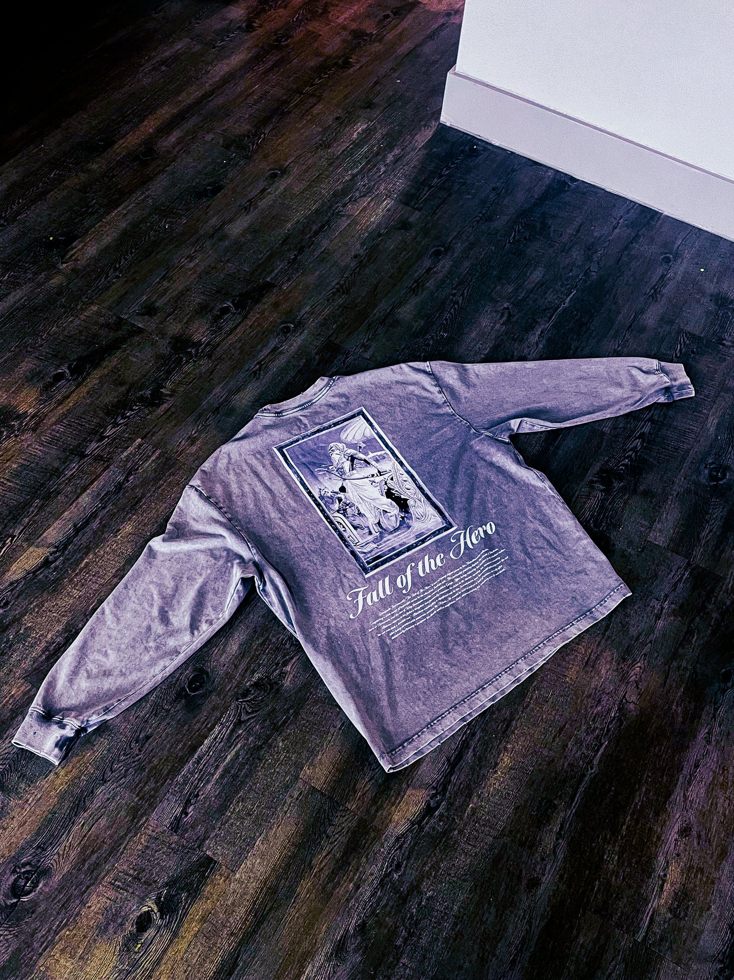 [Dharmic Society] Long Sleeve - Washed Grey