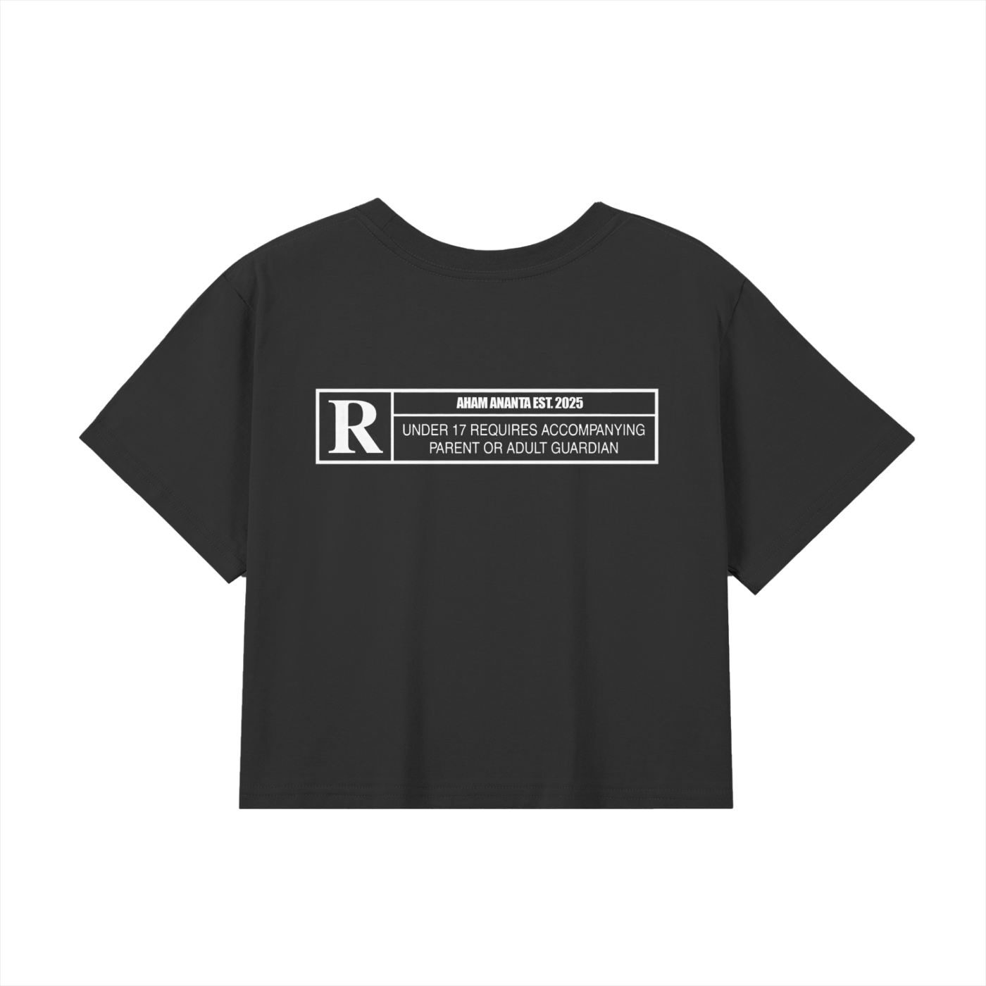 [If Looks Could Kill] Crop Top - Black